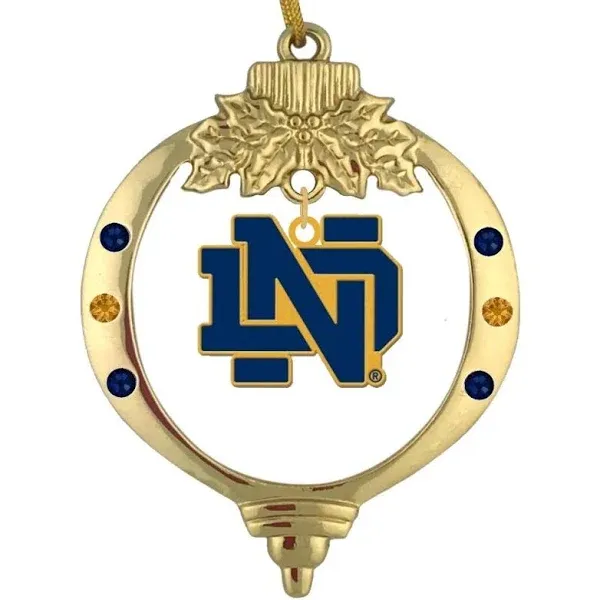 Notre Dame Gold ND Ornament