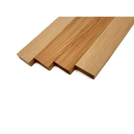 Hickory Lumber Board - 3/4 inch x 2 inch (4 Pcs), Size: 3/4 x 2 x 12, White