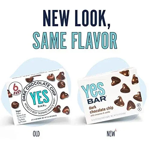 Yes Bar Dark Chocolate Chip Snack Bar