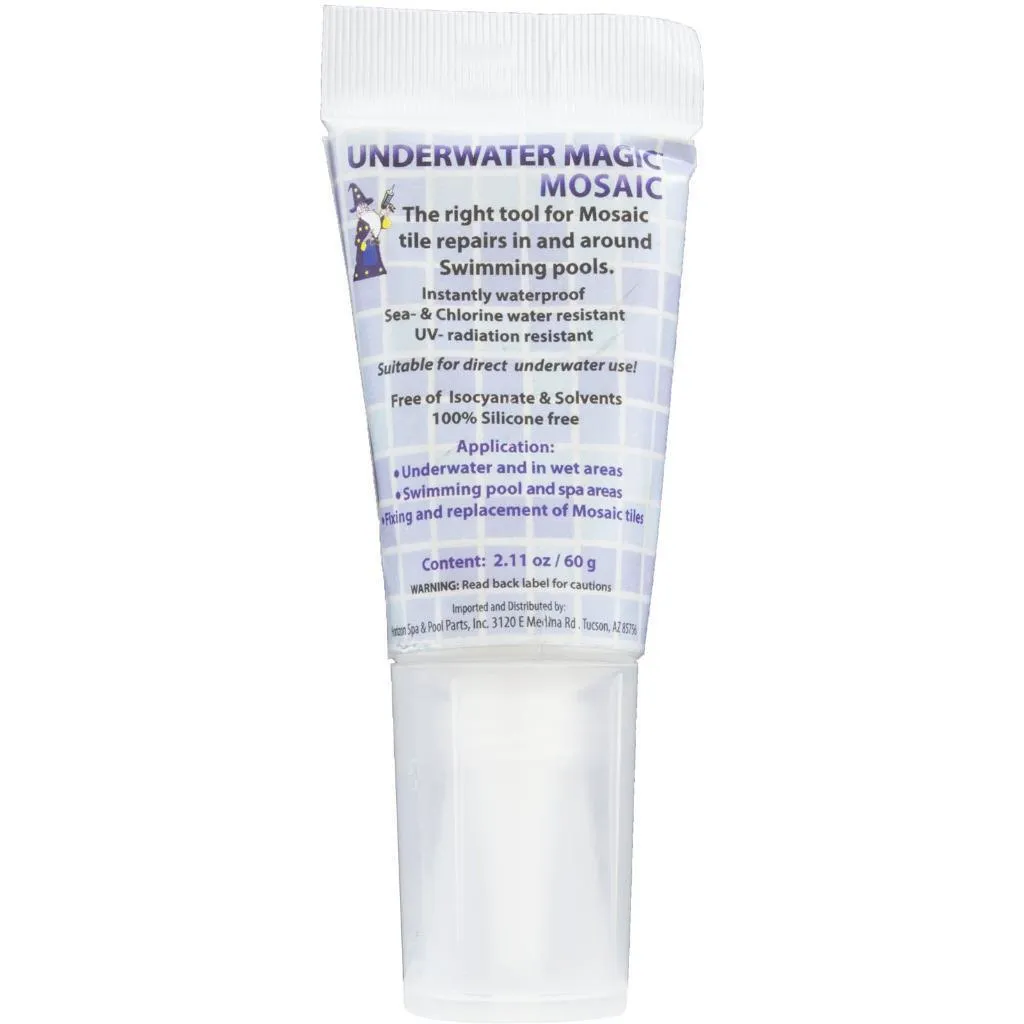 Underwater Magic Mosaic Sealant 2.1oz Tube-White