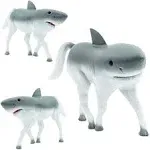 Randimals Animal Figurine Toy Horse & Shark Hybrid Realistic Animal Toys - Unique Mix of Safari Toys & Farm Animals Small Figurines - Hork Mi