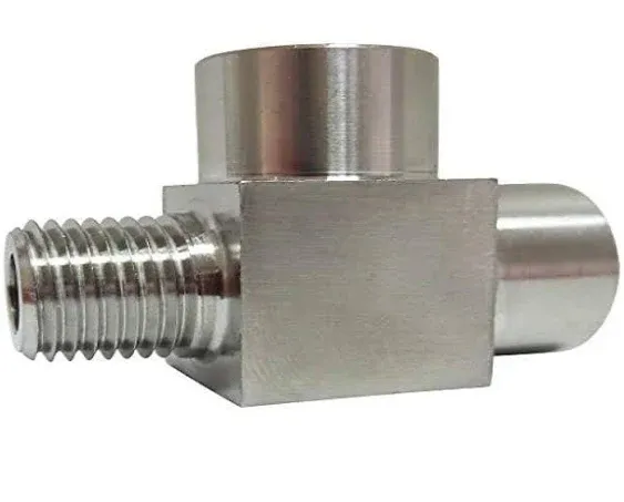 304 Stainless Steel Pipe Fitting 1/4&#034;NPT Male x 1/4&#034;NPT Female x 1/4&#034;NPT Female