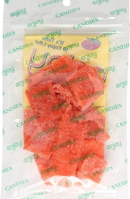 Enjoy Strawberry Sour Belts 2.5oz