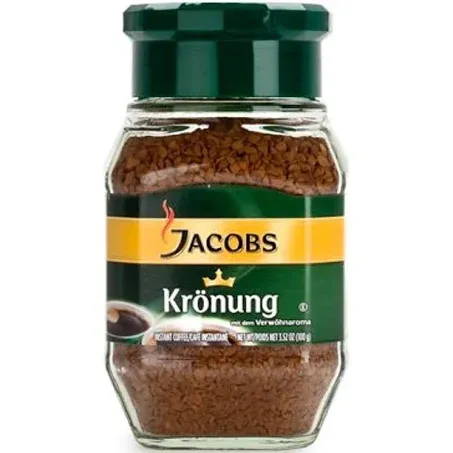 Jacobs Kronung Instant Coffee 200 Gram / 7.05 Ounce (Pack of 2)