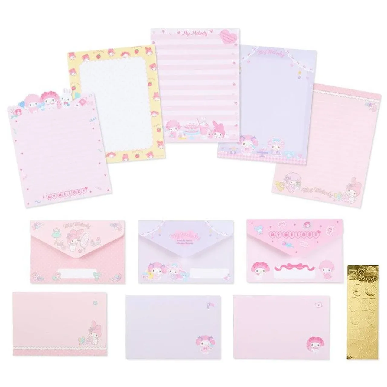 My Melody Deluxe Letter Set