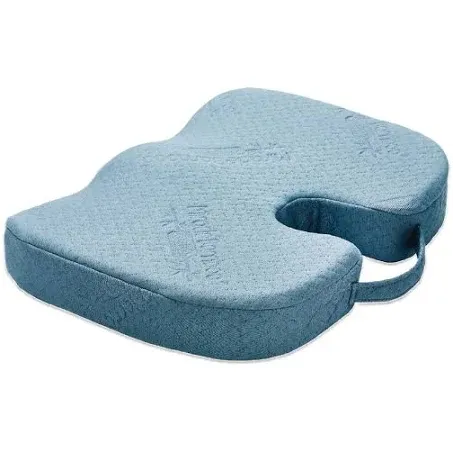 Ontel Miracle Orthopedic Seat Cushion with Viscose from Bamboo Cover, Gray, (MBC-MC4)