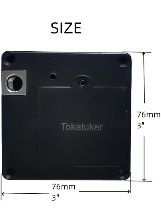 Electronic Cabinet Lock Kit Set Hidden DIY Lock for Wooden Cabinet Drawer Locker