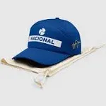 Ayrton Senna Nacional Hat with Gift Bag Blue