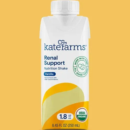 Kate Farms Renal Support 1.8, Vanilla, 8.45 fl oz