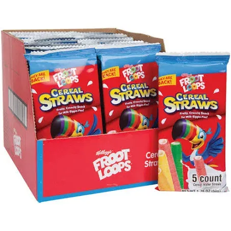 Kellogg's Froot Loops Cereal Straws