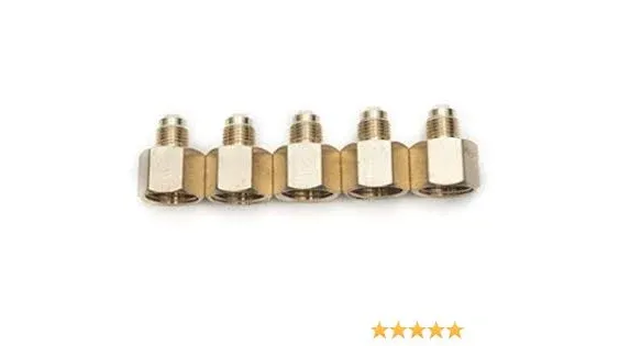 LTWFITTING Brass Flare 5/16" OD x 1/2" Female NPT Female Connector Tube Fitting ...