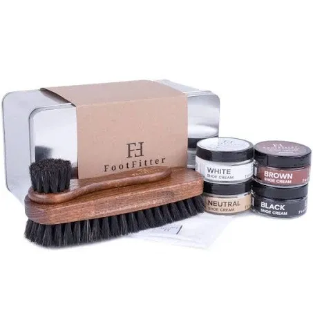 FootFitter Shoe Shine Detailing Set - Shoe Cream