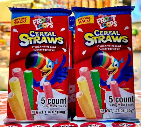 Cereal Straws: Froot Loops