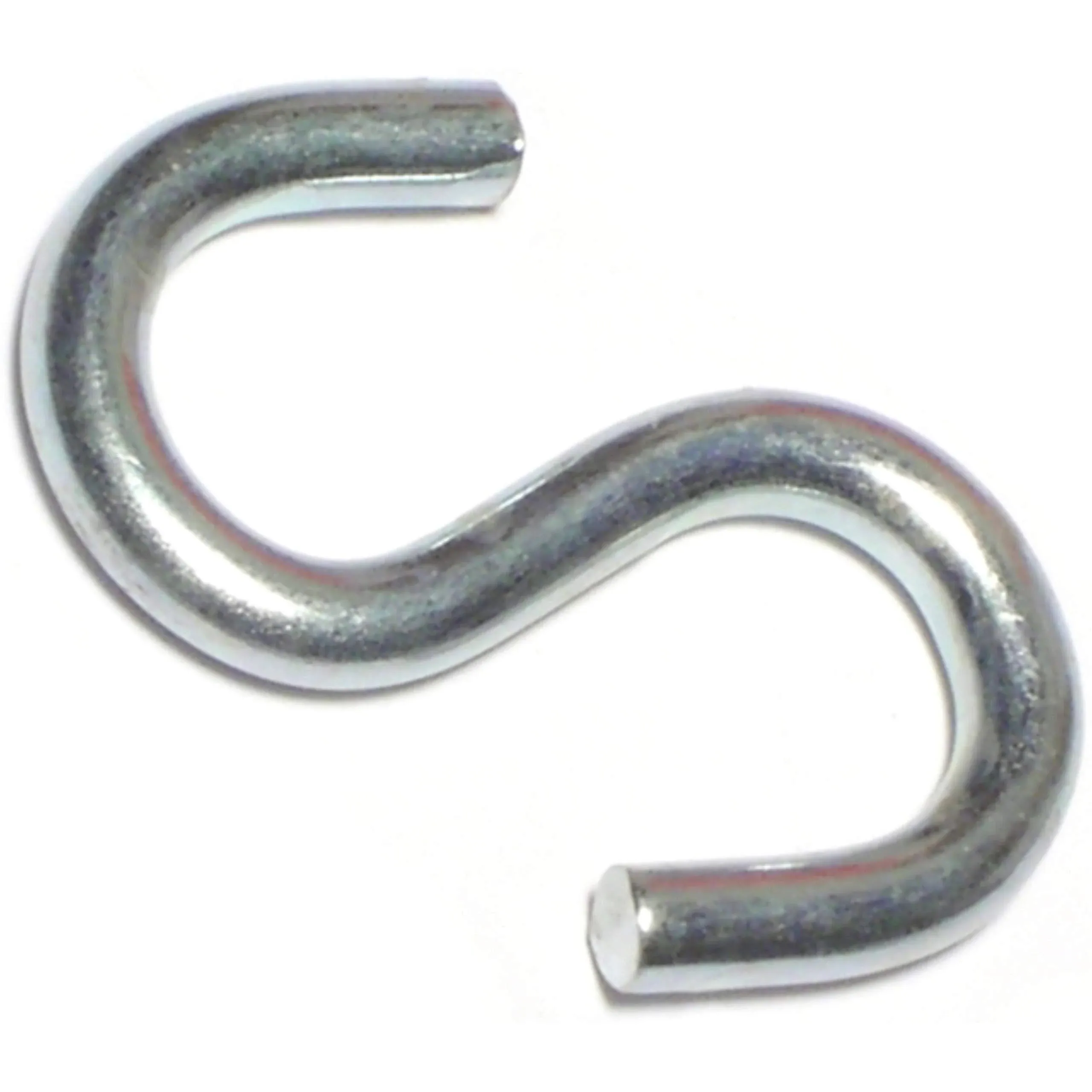 3/16" x 1/2" x 1-3/4" Zinc Plated Steel Open S Hooks