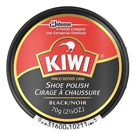 Kiwi Polish Paste Black (Pack of 2)