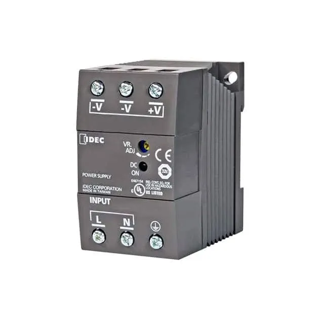 PS5R-VC24 | IDEC Power Supply, 24V DC, 1.3A, 30W, LED Green, 90X22.5X95MM, Spring UP M3.5 Screw TERMINALS