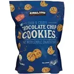 Kirkland Signature Thin & Crispy Mini Chocolate Chip Cookies