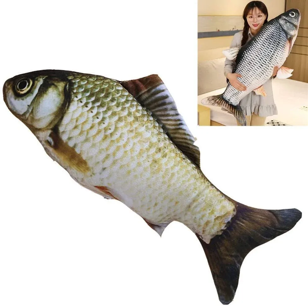 XIYUAN Giant-Simulation Fish Plush Toy/Toy Pillow/Stuffed Animal Toy, used for ...