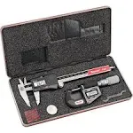 STARRETT S766AZ Precision Measuring Kit,Electro Caliper