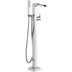 Delta Ara Floor Mount Channel Spout Tub Filler Trim, Chrome T4768-FL