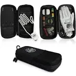 Steez Golf Accessory Case - Golf Bag Organizer. Airtight, Water-Resistant, Protective Hard Case for Phone, Tees, Ball Markers, Repair Tools, and