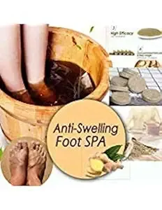 10Pcs Ginger Foot &amp; Hand Salts &amp; Soaks Foot Care,Eliminate Fatigue Improve Sleep