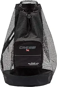 Cressi Heavy Duty Mesh Backpack 90 liters Capacity for Scuba Diving, Water Sport Gear | Roatan: designed in Italy