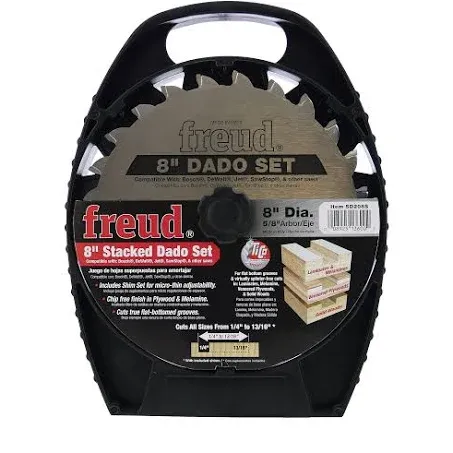 Freud SD208S 8 in. Pro Dado Set