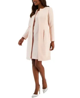 Le Suit Women's Long Jacket & Sheath Dress