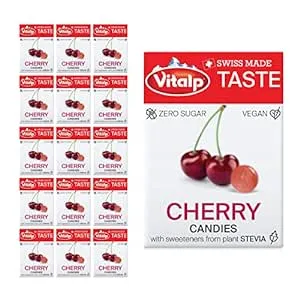 BL Vitalp Vegan Zero Sugar Candy Cherry X 16 Pieces