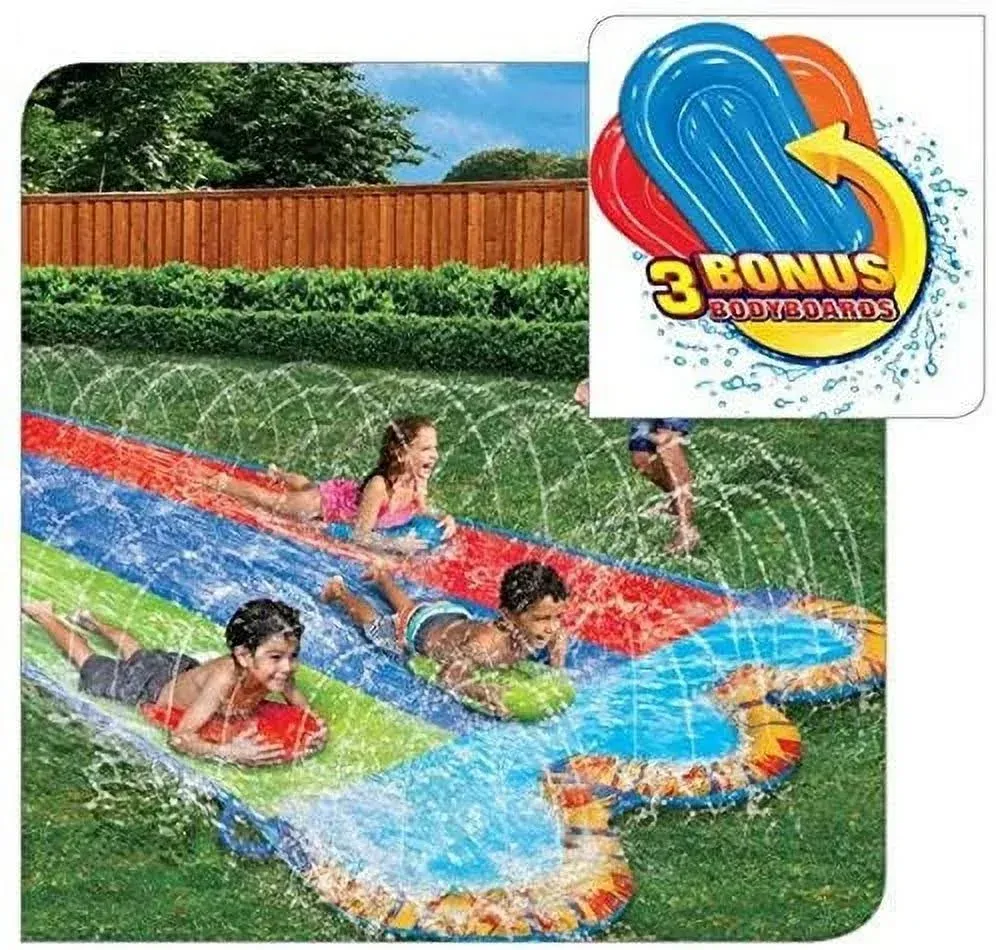 Banzai Triple Racer Water Slide