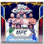 UFC 2024 Topps Chrome Mega Box | 6 Packs