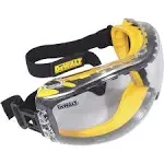 DeWalt Concealer Anti-Fog Dual Mold Safety Goggle - Clear