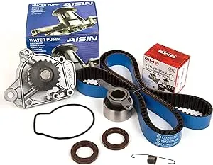 Evergreen TBK224HPSWPA Timing Belt AISIN Water Pump Fit 92-95 Honda Civic 1.6 D16Z6 VTEC