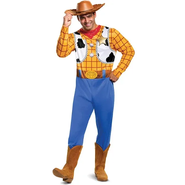 Disguise Men's Toy Story Woody Classic Costume, Plus Size