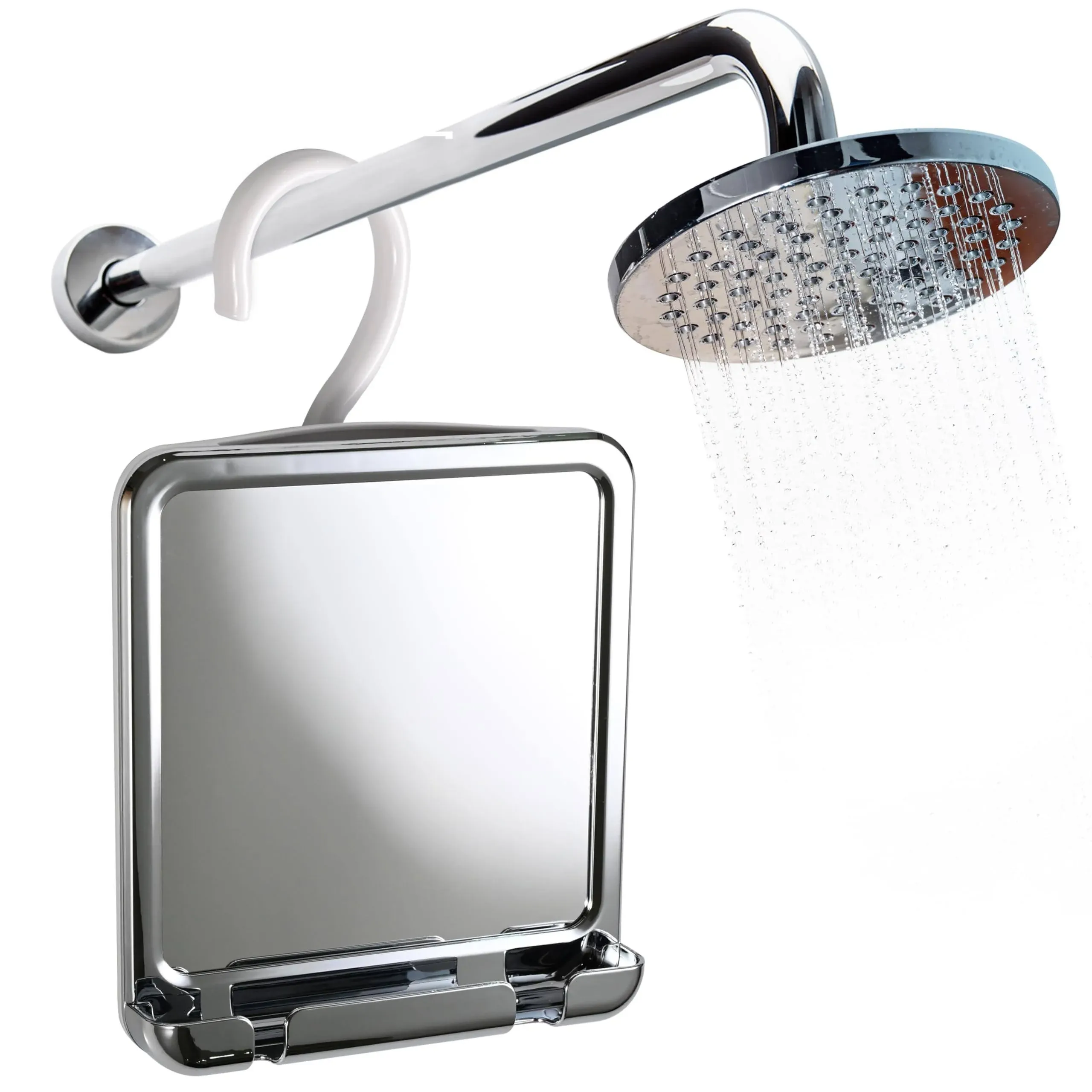 MIRRORVANA Fogless Shower Mirror for Shaving with Razor Holder and Dual Anti ...