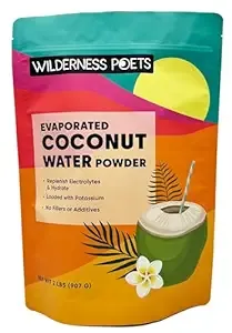 Wilderness Poets Coconut Water Powder - Freeze Dried - Instant M