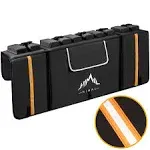 GoHimal Tailgate Pad Pro for Mountain Bike, Tailgate Bike Pads Up to 5 Mountain Bikes on Most Full-Size Trucks, with Reflective Strips and Tool