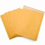 Fu Global #0 6x10 Inches Kraft Bubble Mailers Padded Envelopes Pack of