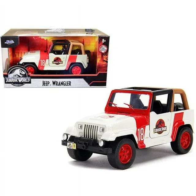 Jurassic Park (Jurassic World) Jeep Wrangler Diecast Car New!!