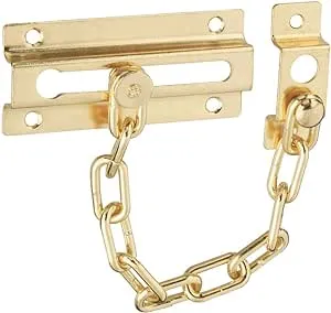 National Brass Steel Chain Door Lock