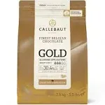 Callebaut Finest Belgian Gold Chocolate With Cacao And Milk 5.5lb 1ct