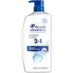 Head & Shoulders Classic Clean 2 in 1 Dandruff Shampoo & Conditioner 28.2 fl oz