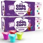 Mr. Joy Soft Italian Ices -Ships Non Frozen Assorted Flavors Mini Cool Cups Variety Pack (80 x 1.34oz) - Freeze & Enjoy - 80 Pantry-safe Mini Italian Ices Dessert Cups (2 Boxes (80 Cups))