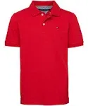 Tommy Hilfiger Big Boys Ivy Stretch Polo Shirt - Regal Red