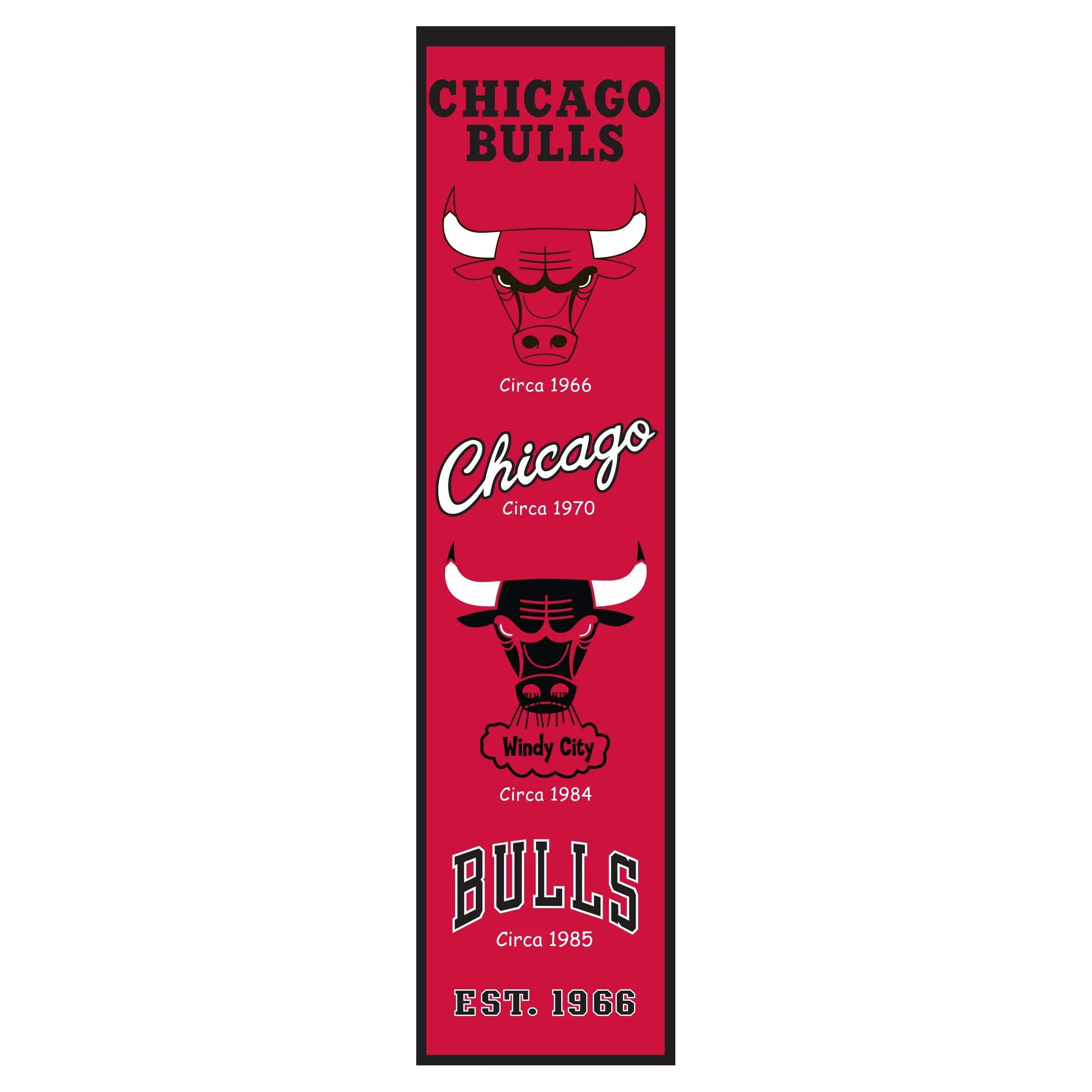 NBA Chicago Bulls Heritage Banner