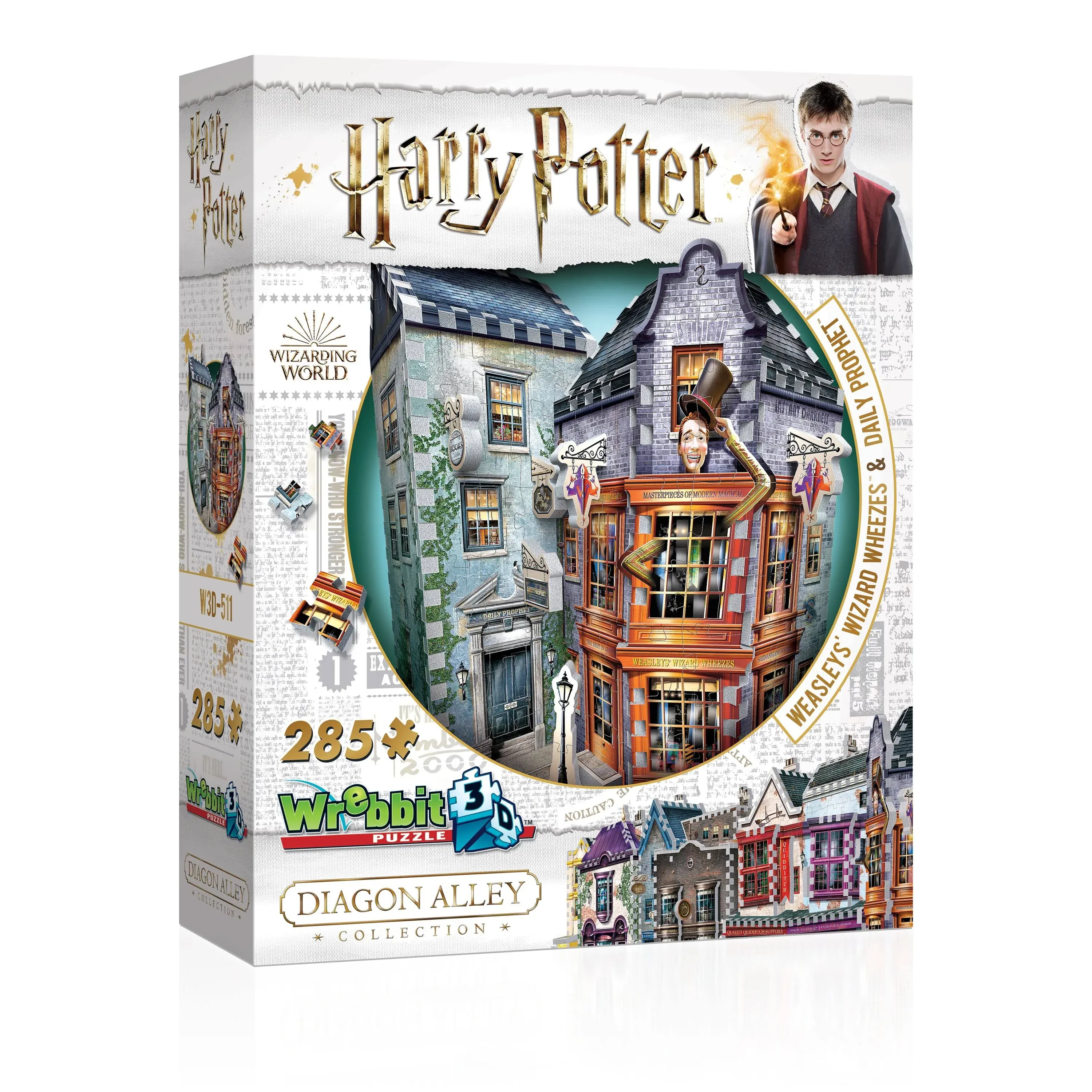 Wrebbit Harry Potter Weasleys' Wizard Wheezes & Daily Prophet 3D Puzzle