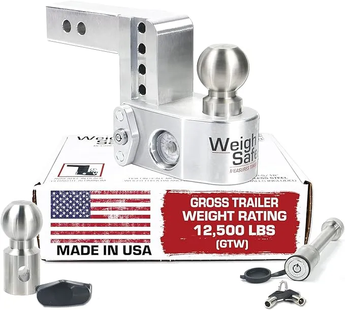 Weigh Safe WS4-2-KA Drop Hitch - Aluminum