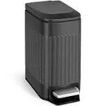 Cesun Small Black Bathroom Trash Can