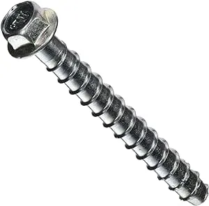 Simpson Strong-Tie Titen HD 1/2 in. x 5 in. Zinc-Plated Heavy-Duty Screw Anchor.